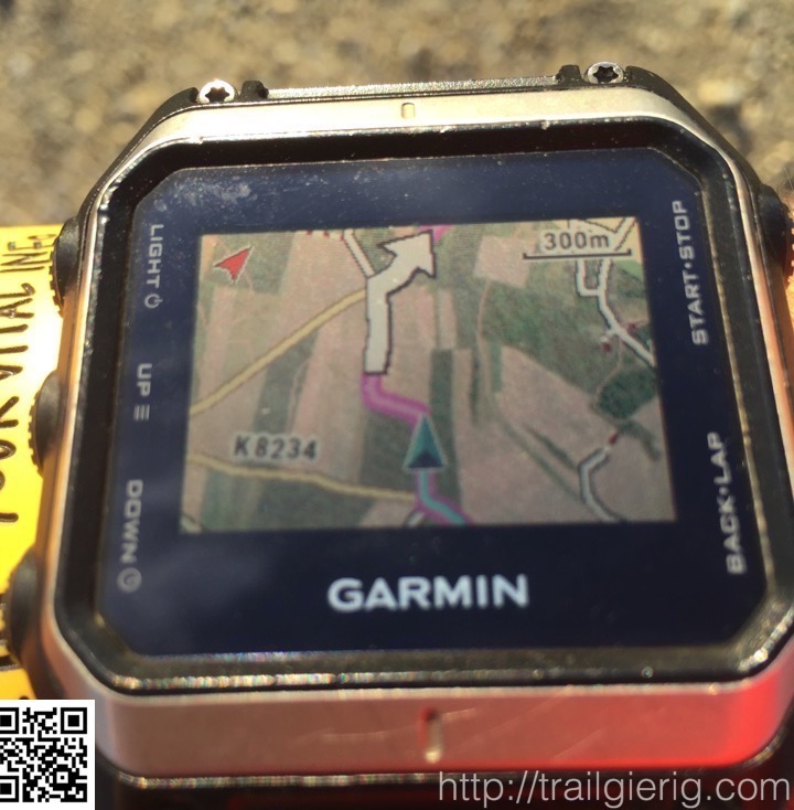 Epix: Hybridansicht (Birdseye + Fietsmap), mit aktivem Routing