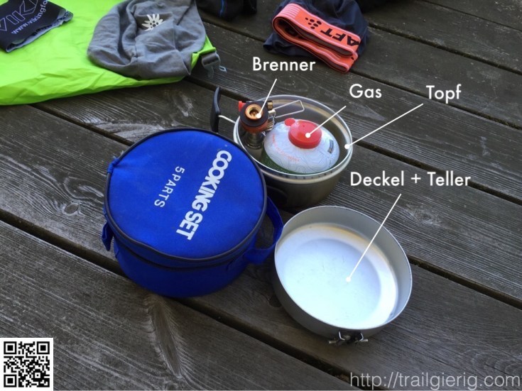 Deckel + Teller | Gas | Brenner | Topf |